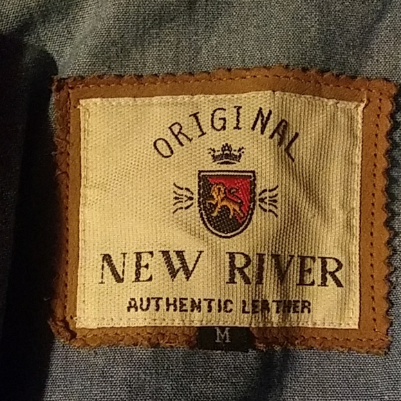 Vintage Original New River Authentic Leather Coat - Picture 2 of 4
